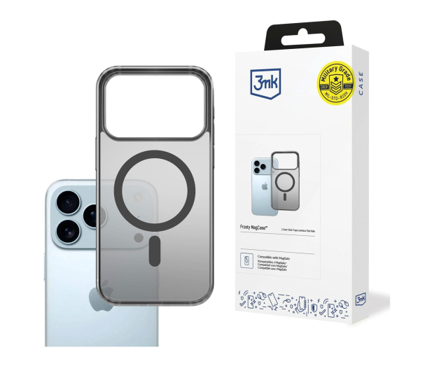 3mk Frosty MagCase Black do iPhone 18 Pro / 17 Pro - 1360698 - zdjęcie